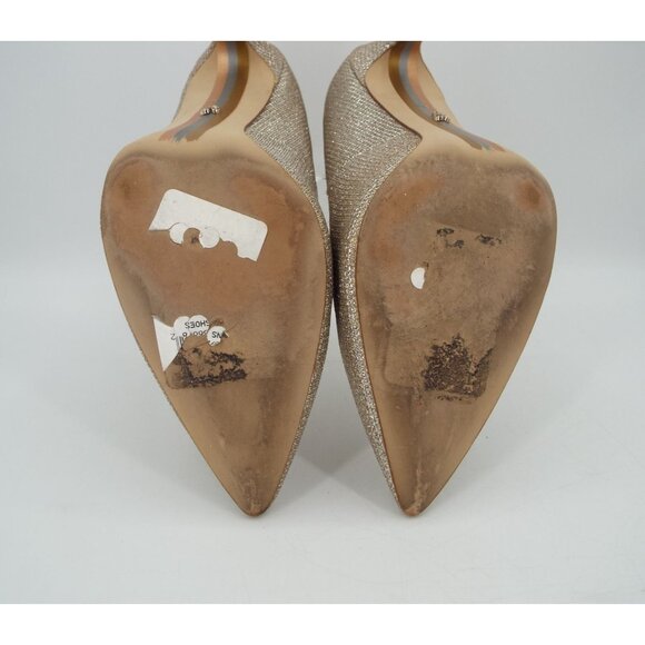 Sam Edelman Hazel Gold Metallic Pointed Toe Pumps Heels Size 6.5M - Picture 13 of 15